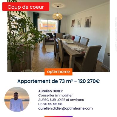 Appartement 3 pièces 74 m²