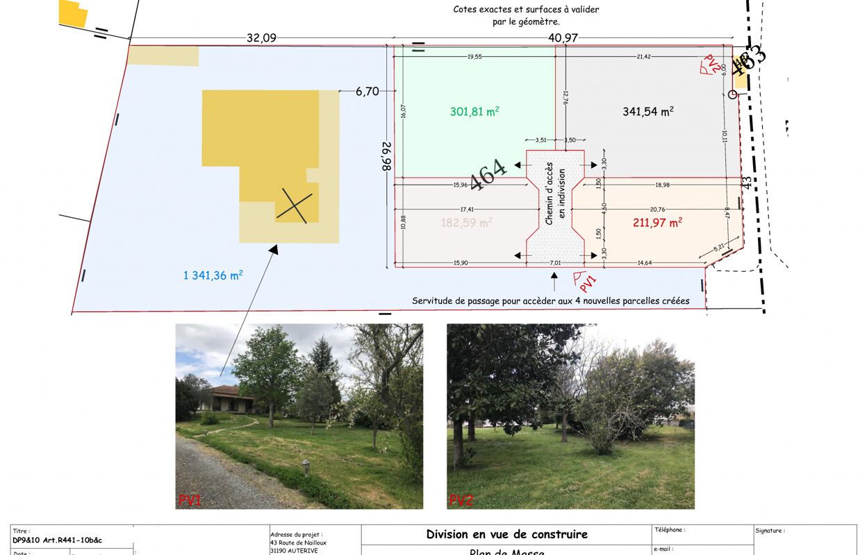 terrain  pièces 1100 m2 à vendre à Auterive (31190)