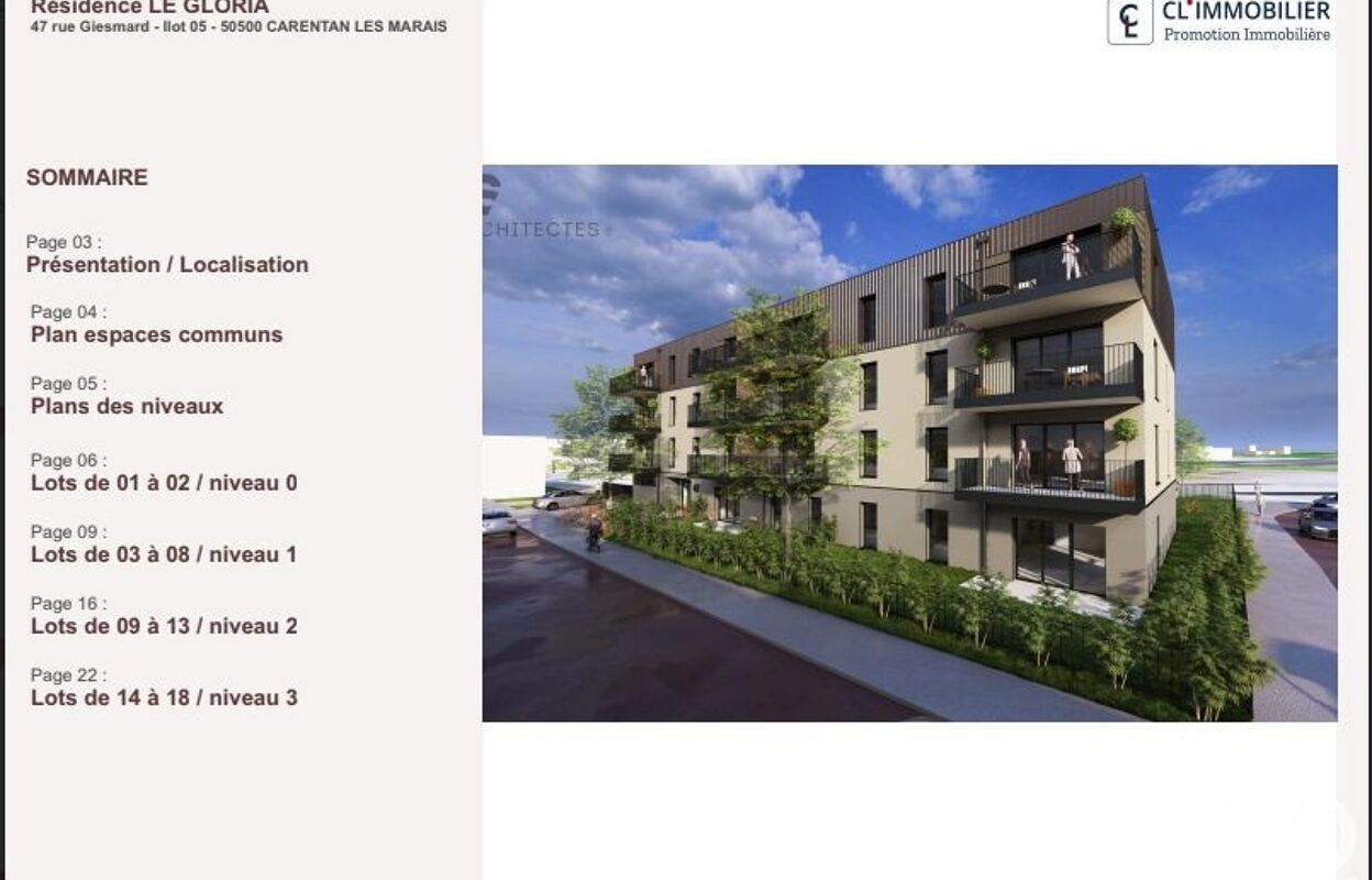 appartement 3 pièces 67 m2 à vendre à Carentan-les-Marais (50500)