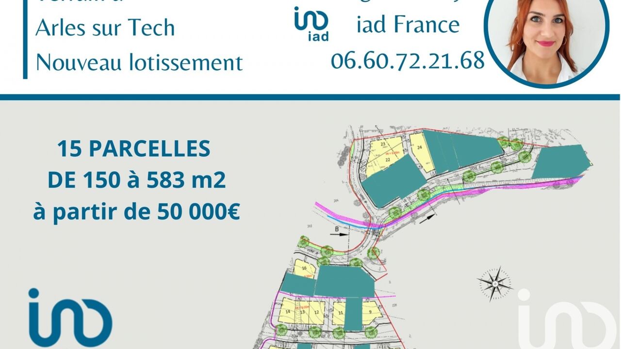 terrain  pièces 450 m2 à vendre à Arles-sur-Tech (66150)