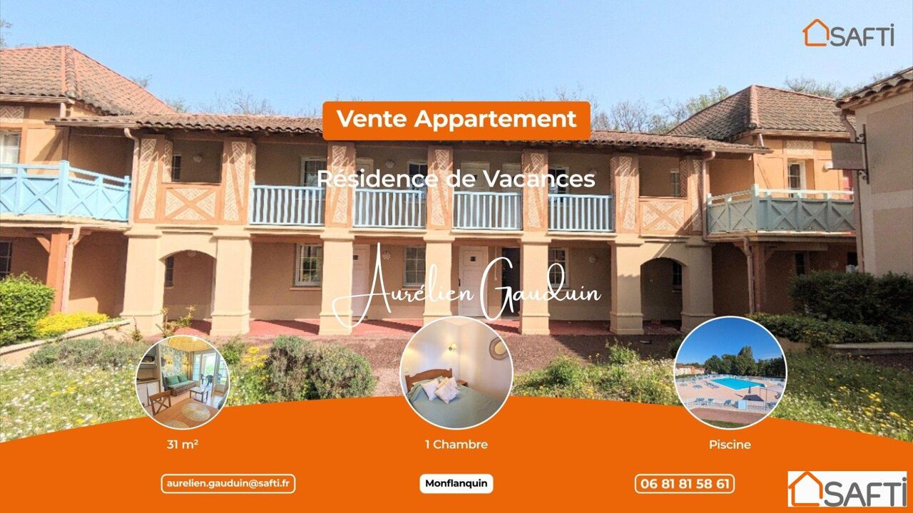 appartement 2 pièces 32 m2 à vendre à Monflanquin (47150)