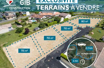 construire terrain 110 000 € à proximité de Saint-Pierre-de-Mons (33210)