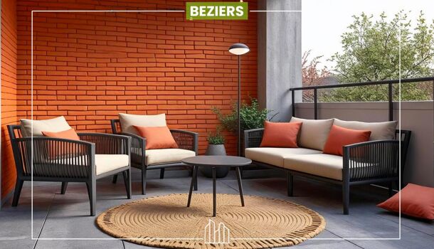 Appartement 2 pièces  à vendre Béziers 34500