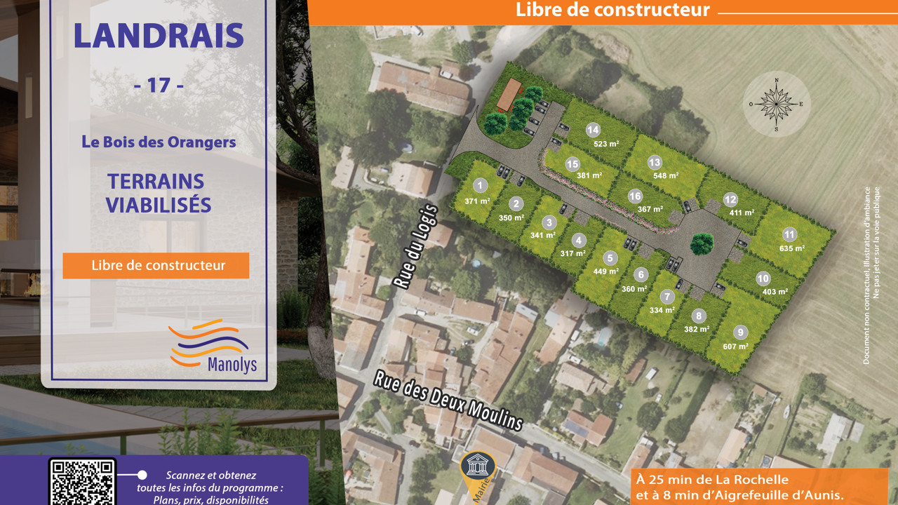 terrain  pièces 320 m2 à vendre à La Rochelle (17000)