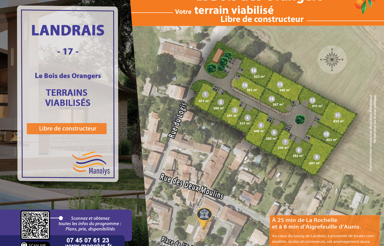 terrain  pièces 320 m2 à vendre à La Rochelle (17000)