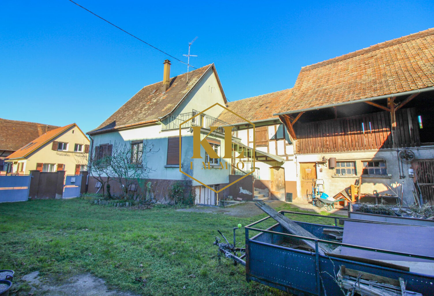 maison à rénover et ses dépendances à Grussenheim — photo 1