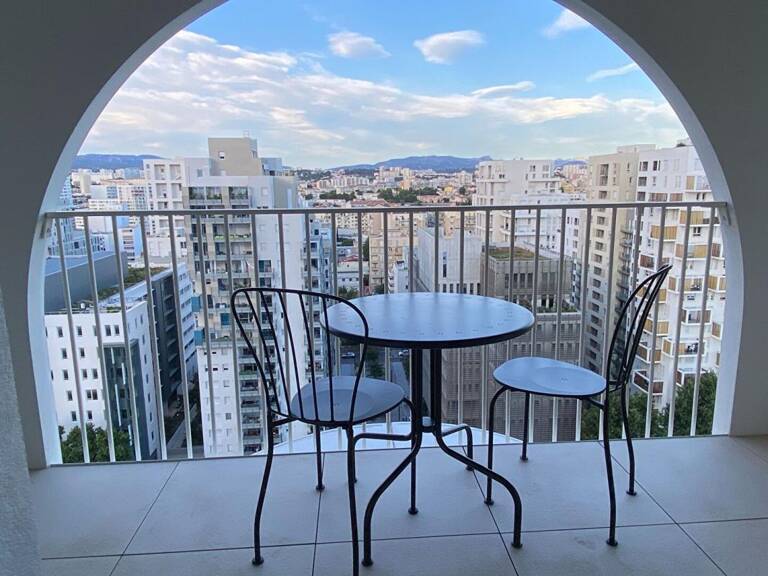 T2 de 42m² meublé au17ème et dernier étage — photo 1