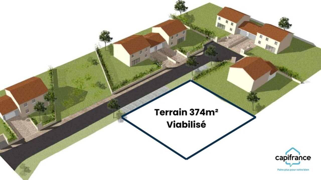 terrain  pièces 374 m2 à vendre à Mions (69780)