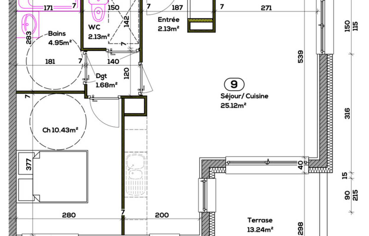 appartement 2 pièces 46 m2 à vendre à Seyssel (01420)