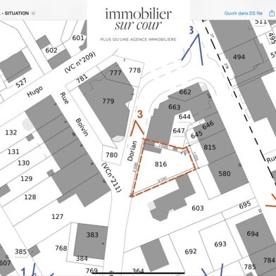 Terrain 389 m²