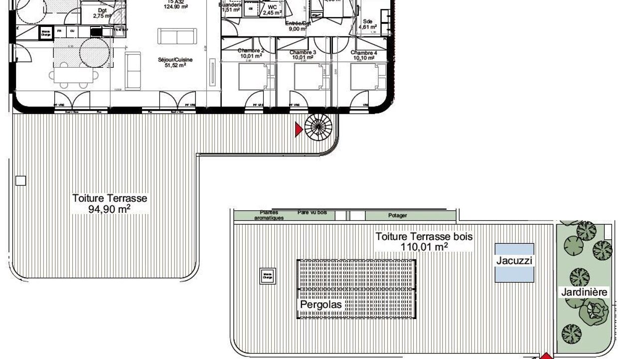 appartement 5 pièces 125 m2 à vendre à Marseille 12 (13012)