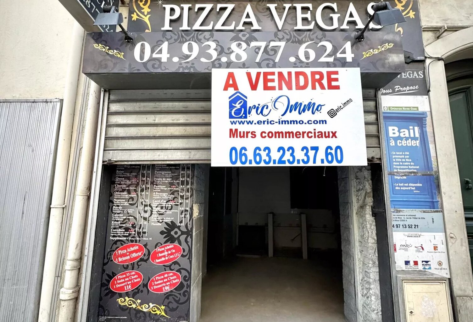 NICE CENTRE. RUE VERNIER. Local commercial — photo 1
