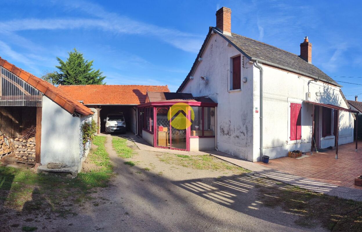 maison 7 pièces 101 m2 à vendre à Jussy-le-Chaudrier (18140)