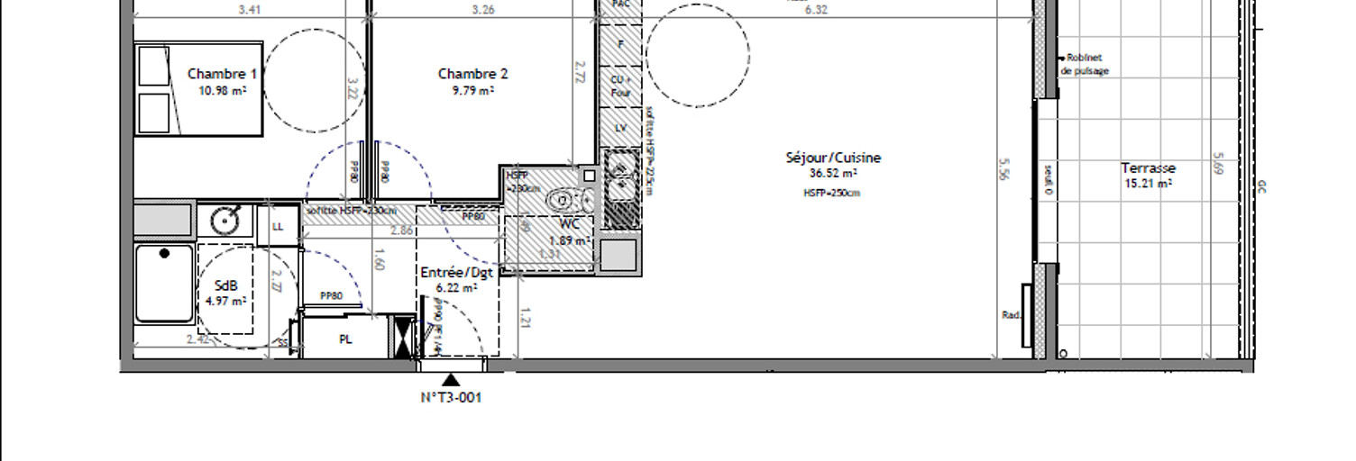 Appartement 3 Pièces 70 m² à vendre à Bonnefamille (38090)