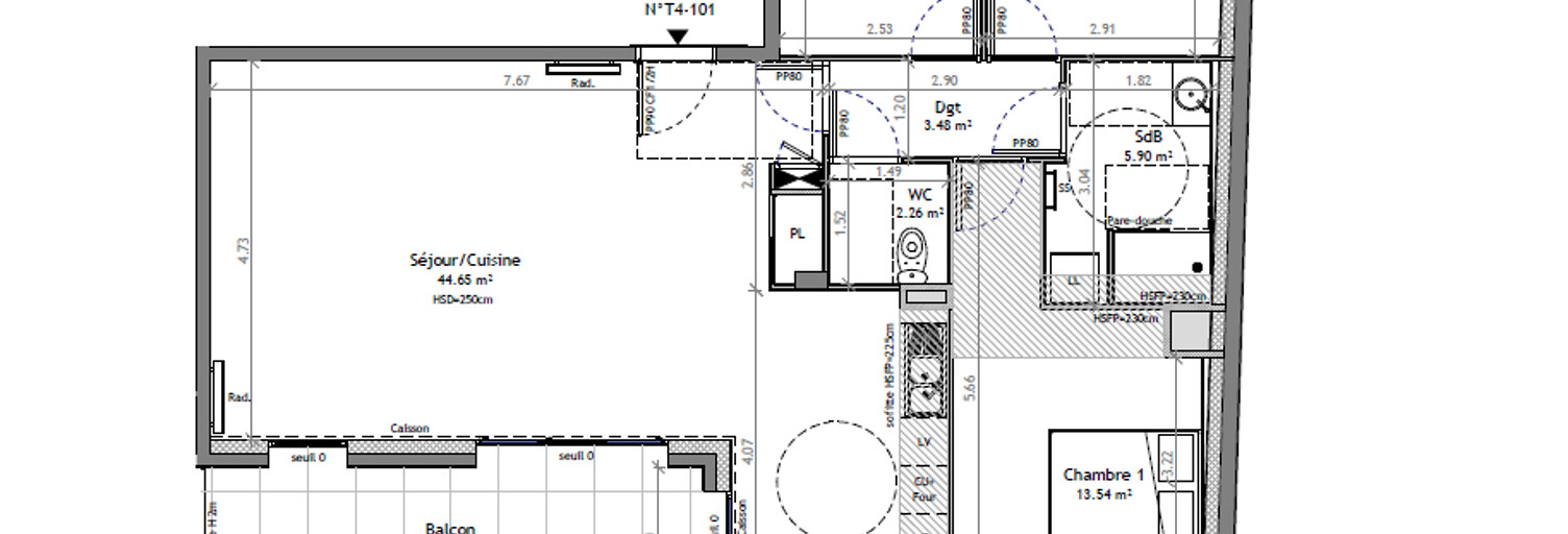 Appartement 4 Pièces 90 m² à vendre à Bonnefamille (38090)