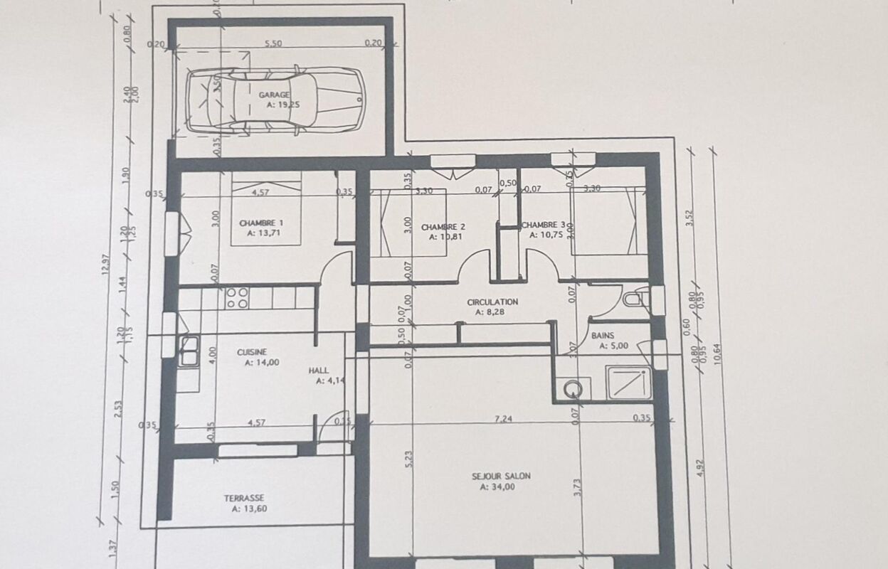 maison 4 pièces 100 m2 à vendre à Valentine (31800)