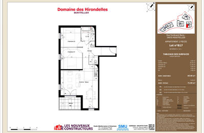 location appartement 1 067 € CC /mois à proximité de Mudaison (34130)