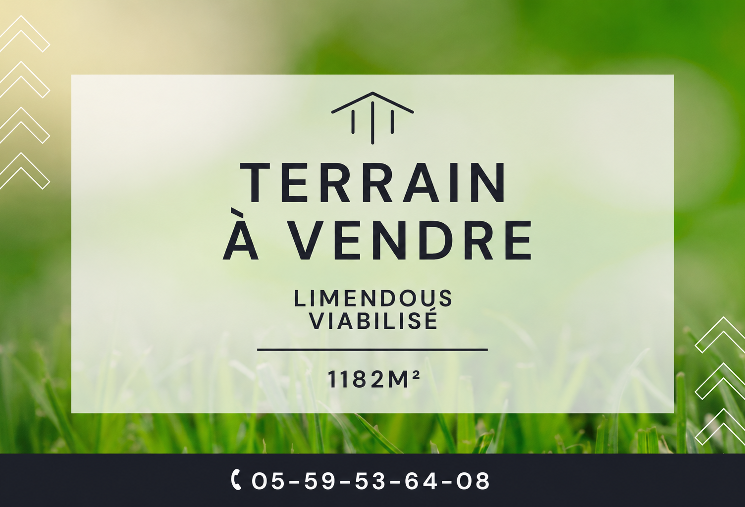 Terrain à bâtir de 1182m2 à Limendous — photo 1