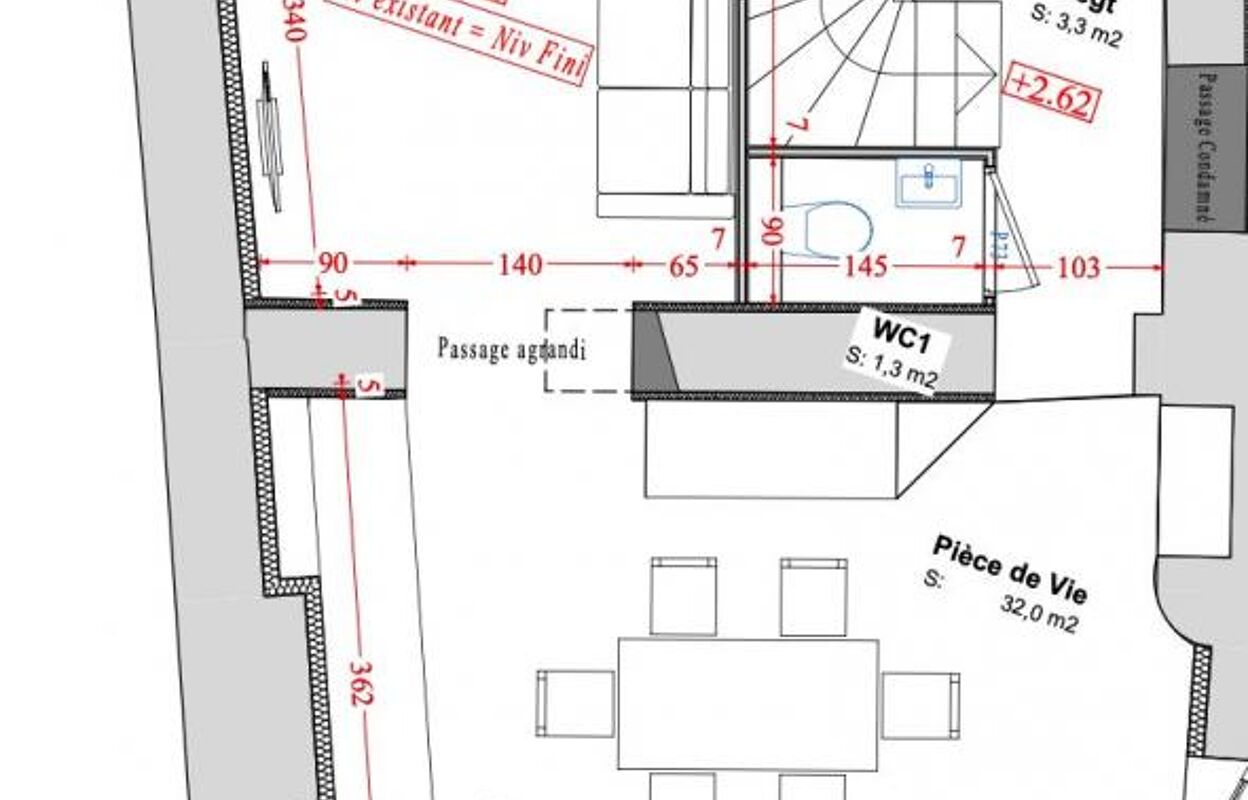 appartement 3 pièces 123 m2 à vendre à Champagne-Au-Mont-d'Or (69410)