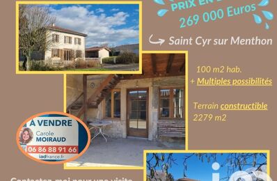 vente maison 269 000 € à proximité de Saint-Genis-sur-Menthon (01380)