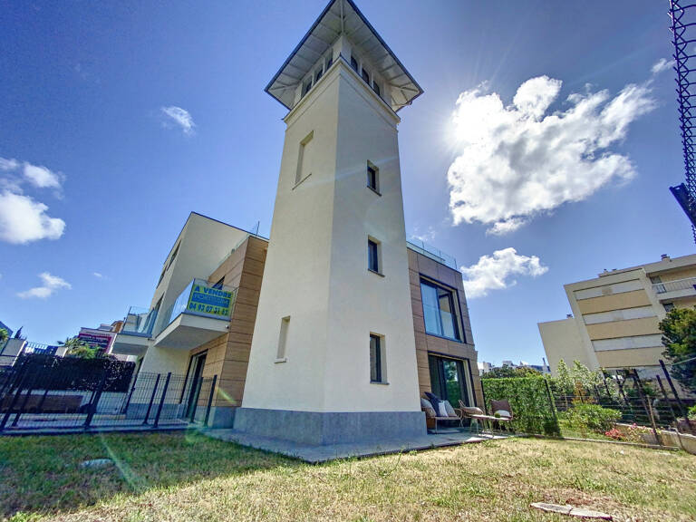 GOLFE JUAN PROCHE PLAGES APPARTEMENT 2P EN RDJ 106 M2 D'EXTE — photo 1