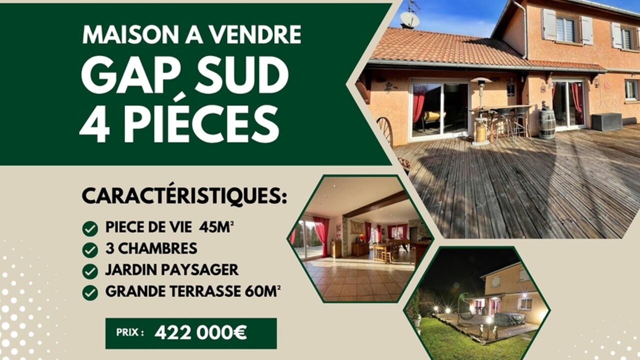 maison 4 pièces 119 m2 à vendre à Gap (05000)