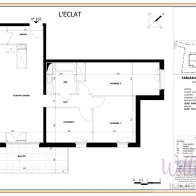 Appartement 4 pièces 84 m²