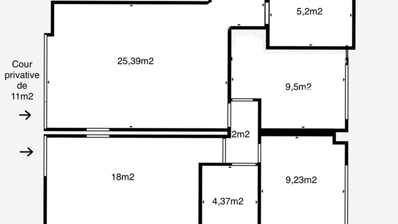 local industriel 4 pièces 74 m2 à vendre à Bagnolet (93170)