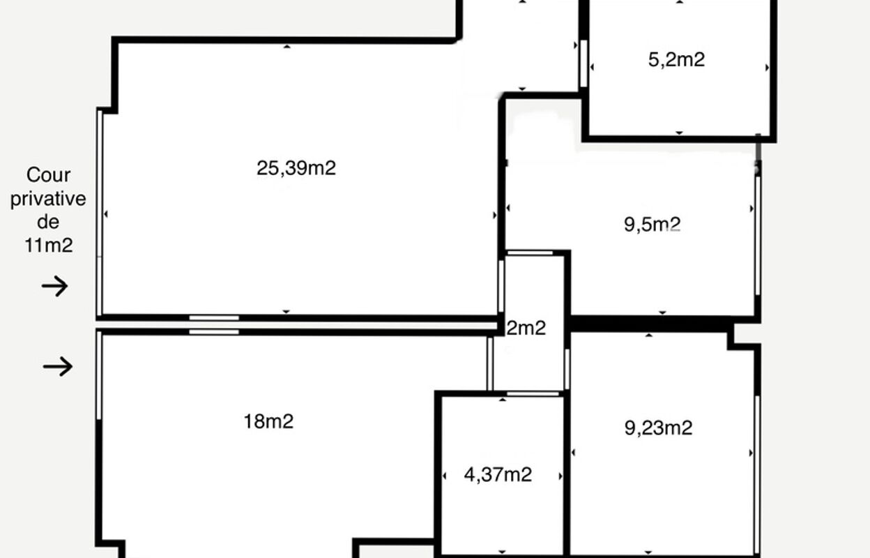 local industriel 4 pièces 74 m2 à vendre à Bagnolet (93170)