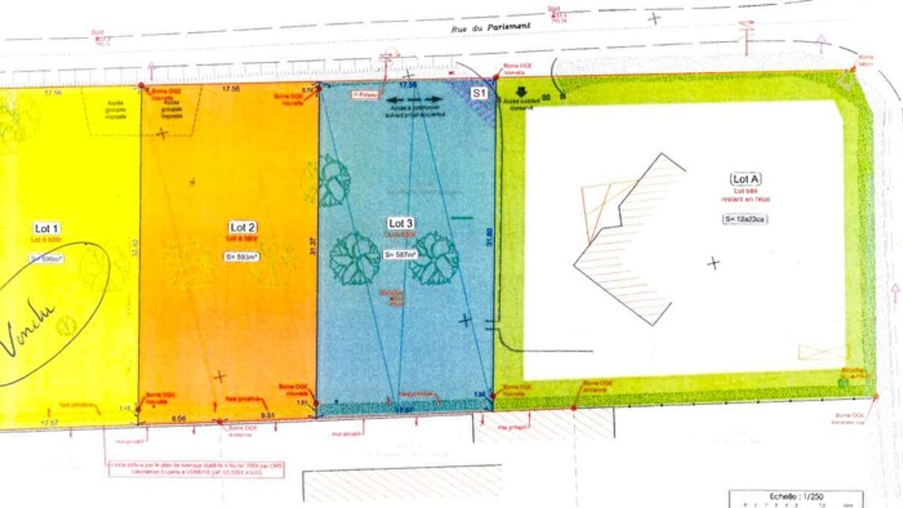 terrain  pièces 593 m2 à vendre à Dompierre-sur-Chalaronne (01400)