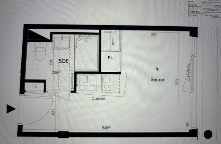 A VENDRE - SOQUET IMMOBILIER - APPARTEMENT STUDIO - RENNES CLEUNAY — photo 3