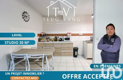 appartement 1 pièces 30 m2 à vendre à Laval (53000)