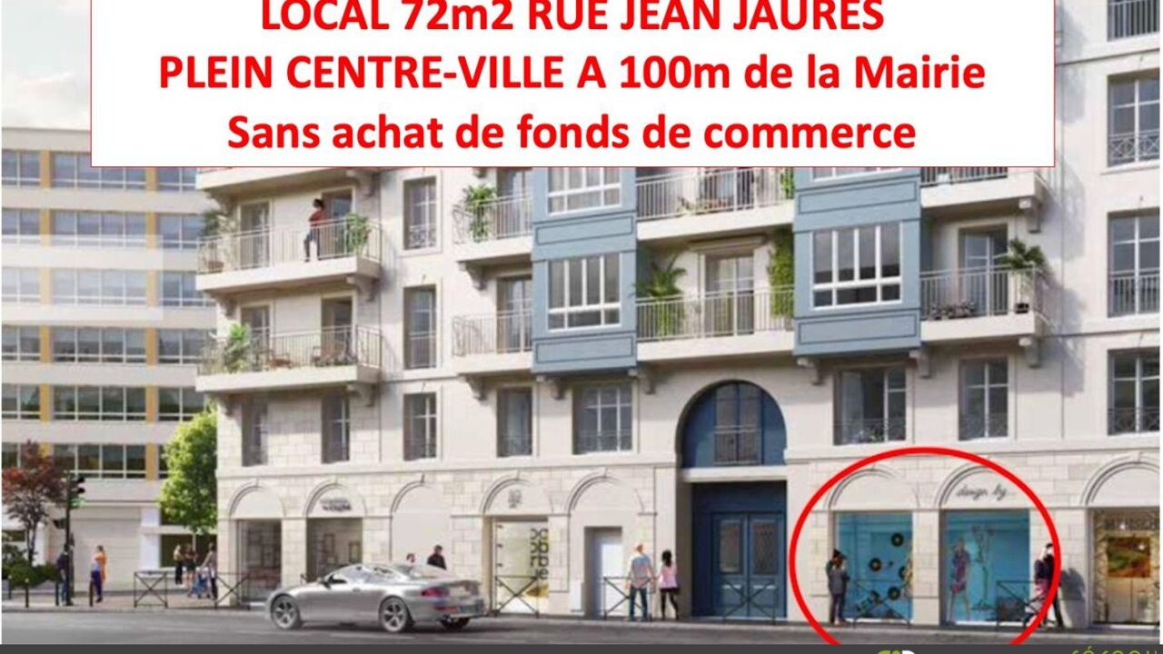 commerce 1 pièces 72 m2 à louer à Puteaux (92800)