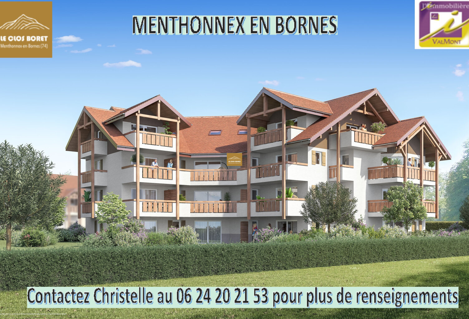 MENTHONNEX EN BORNES - LE CLOS BORET - du studio au T4 — photo 1
