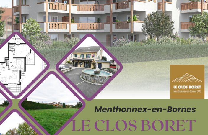 MENTHONNEX EN BORNES - LE CLOS BORET - du studio au T4 — photo 4