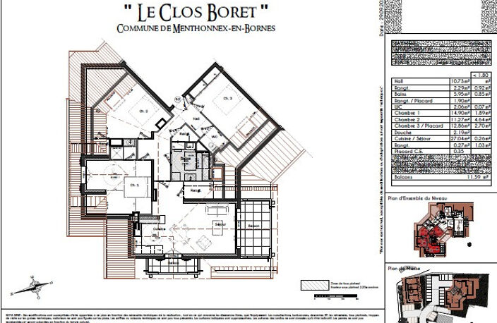MENTHONNEX EN BORNES - LE CLOS BORET - du studio au T4 — photo 3