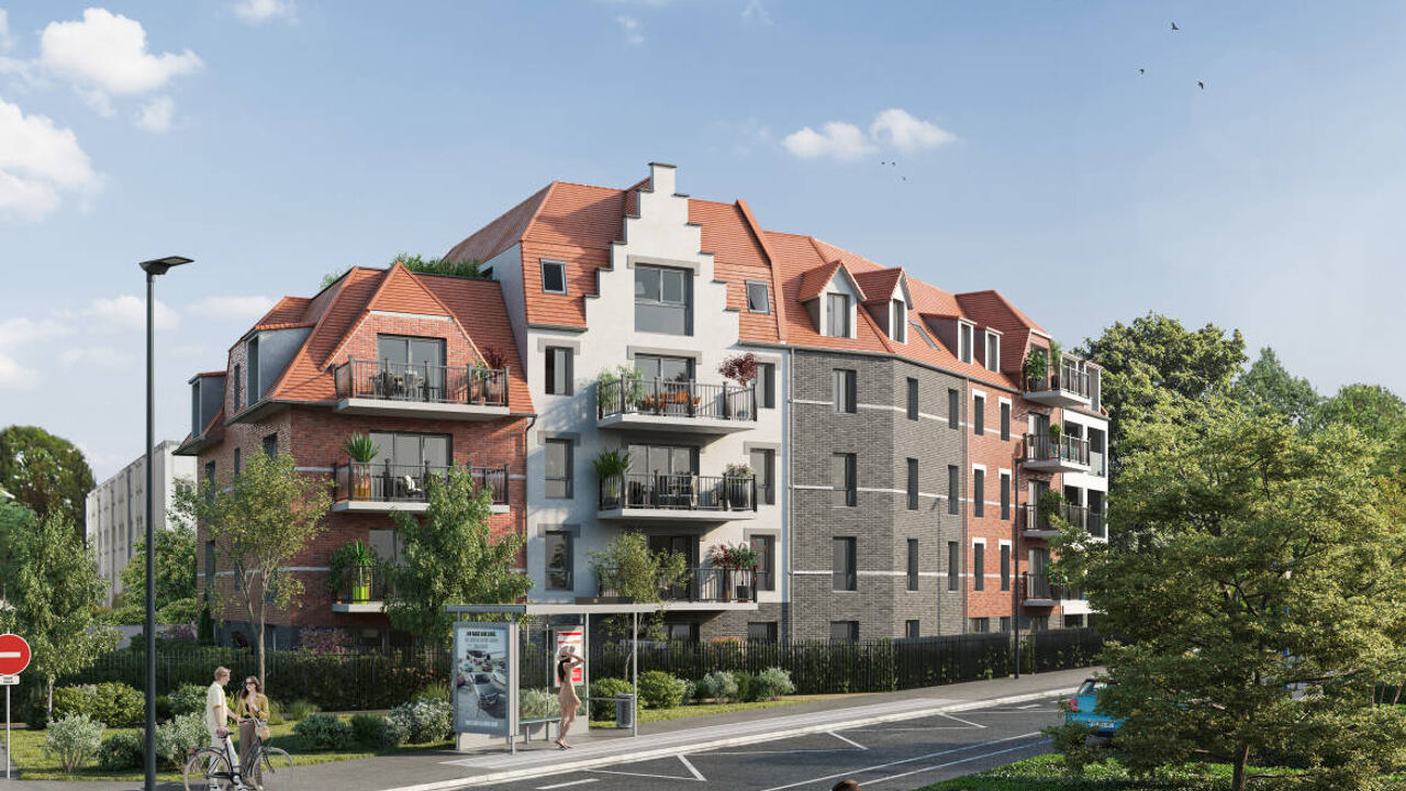 appartement neuf T1, T2, T3 pièces 37 à 74 m2 à vendre à Haubourdin (59320)