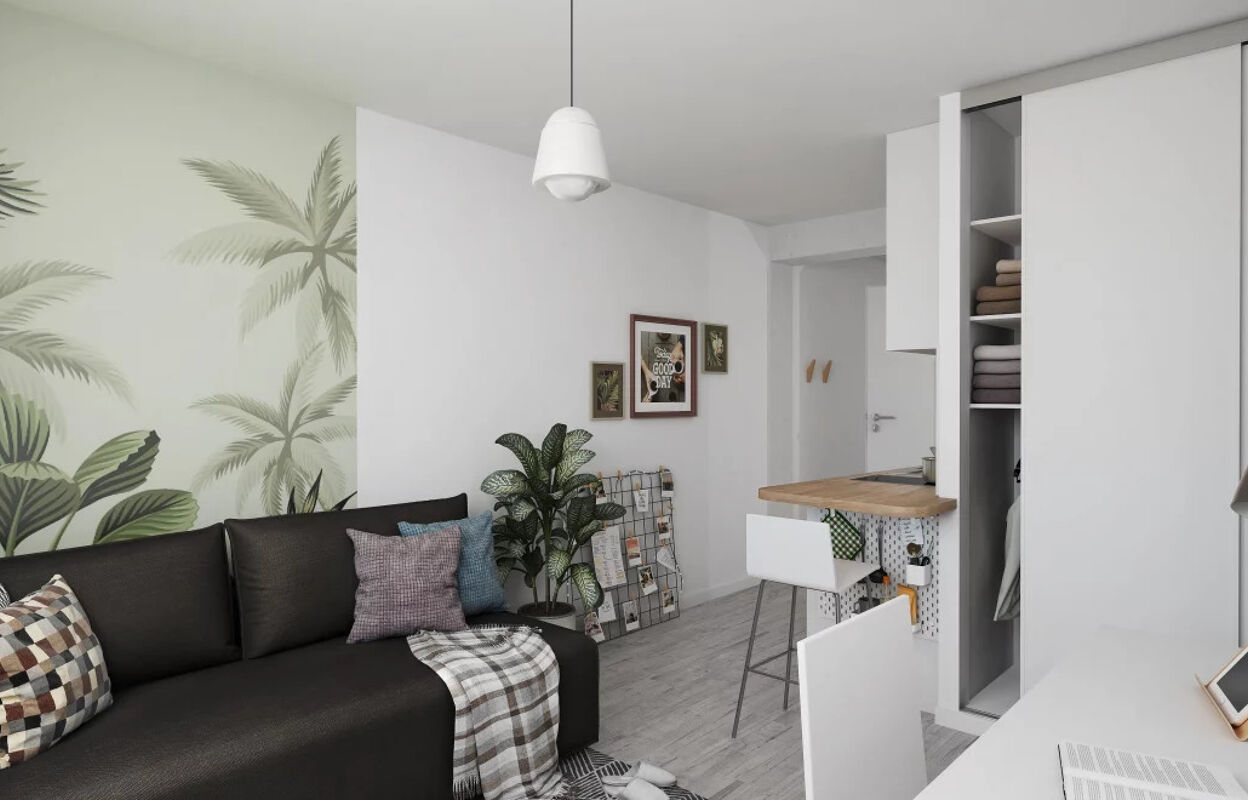 appartement neuf T1, T3 pièces 19 à 46 m2 à vendre à Rennes (35000)