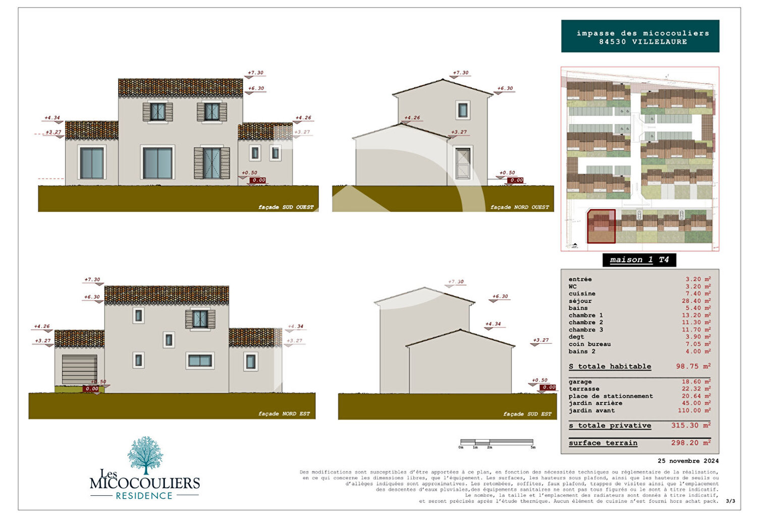 Villelaure - Maison T4 98,75 m2 avec terrasse, jardin et garage — photo 1