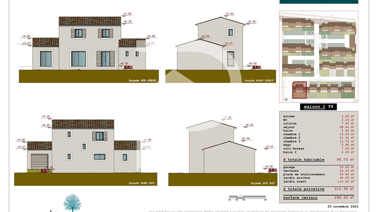 immeuble  pièces 98 m2 à vendre à Villelaure (84530)