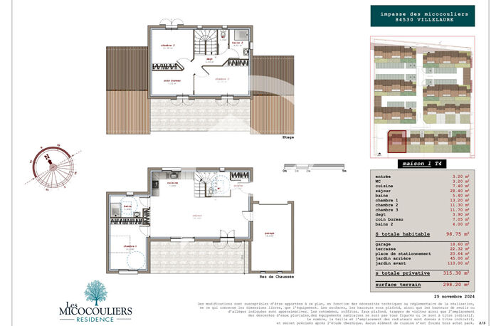 Villelaure - Maison T4 98,75 m2 avec terrasse, jardin et garage — photo 2