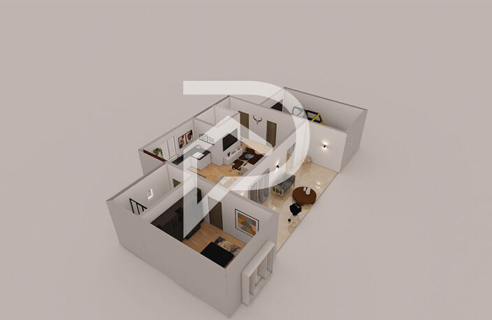Villelaure - Maison T4 98,75 m2 avec terrasse, jardin et garage — photo 5