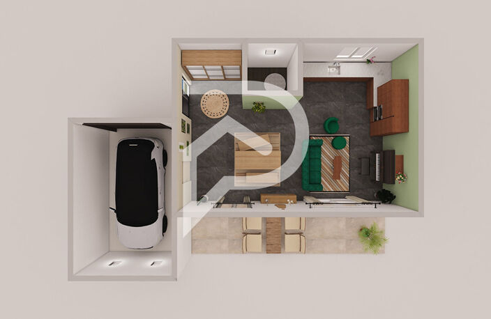 Villelaure - Maison T3 75,35 m2 hab avec terrasse, jardin et ... — photo 5