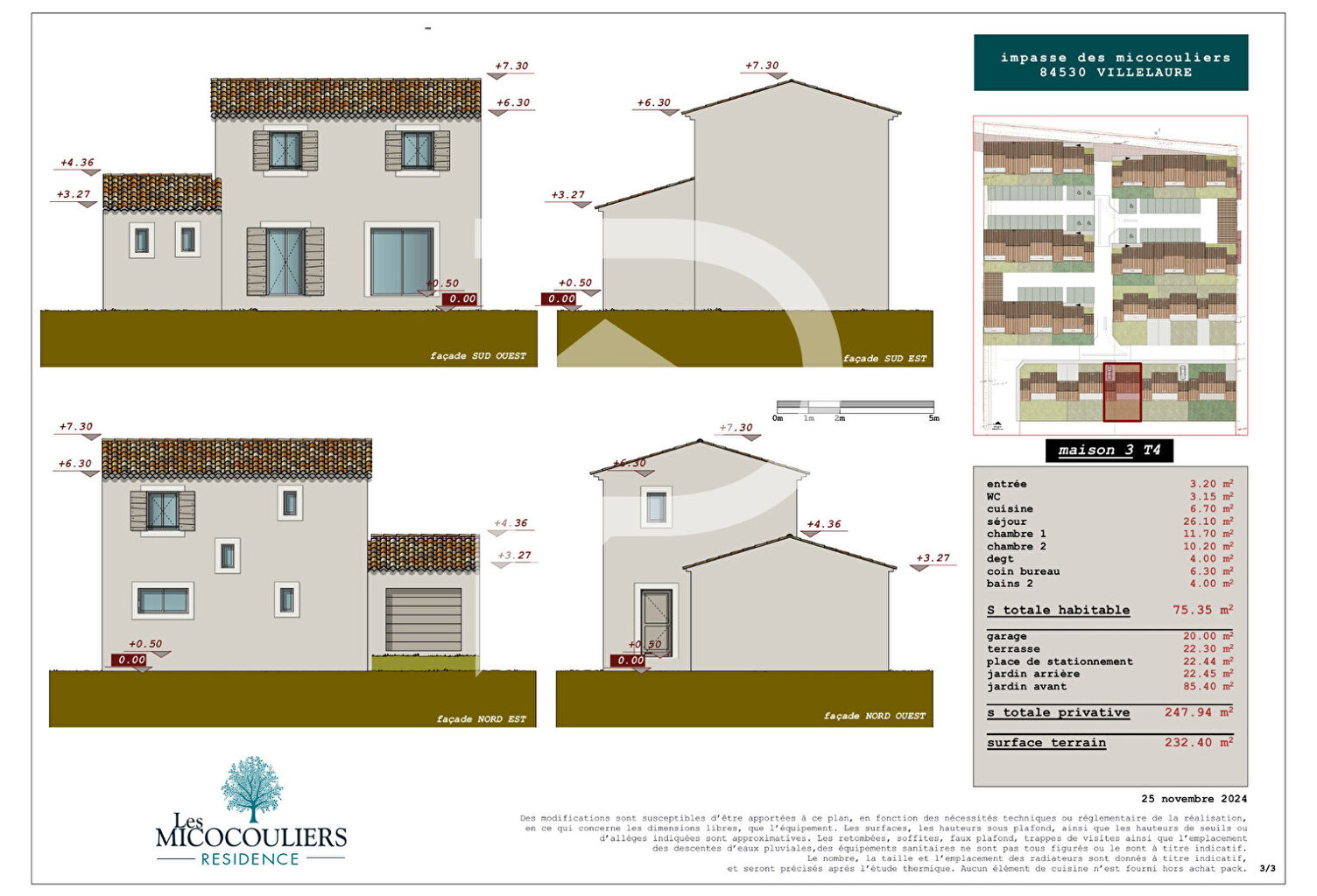 Villelaure - Maison T3 75,35 m2 avec terrasse, jardin et garage — photo 1