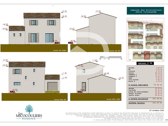 Villelaure - Maison T3 75,35 m2 avec terrasse, jardin et garage — photo du bien