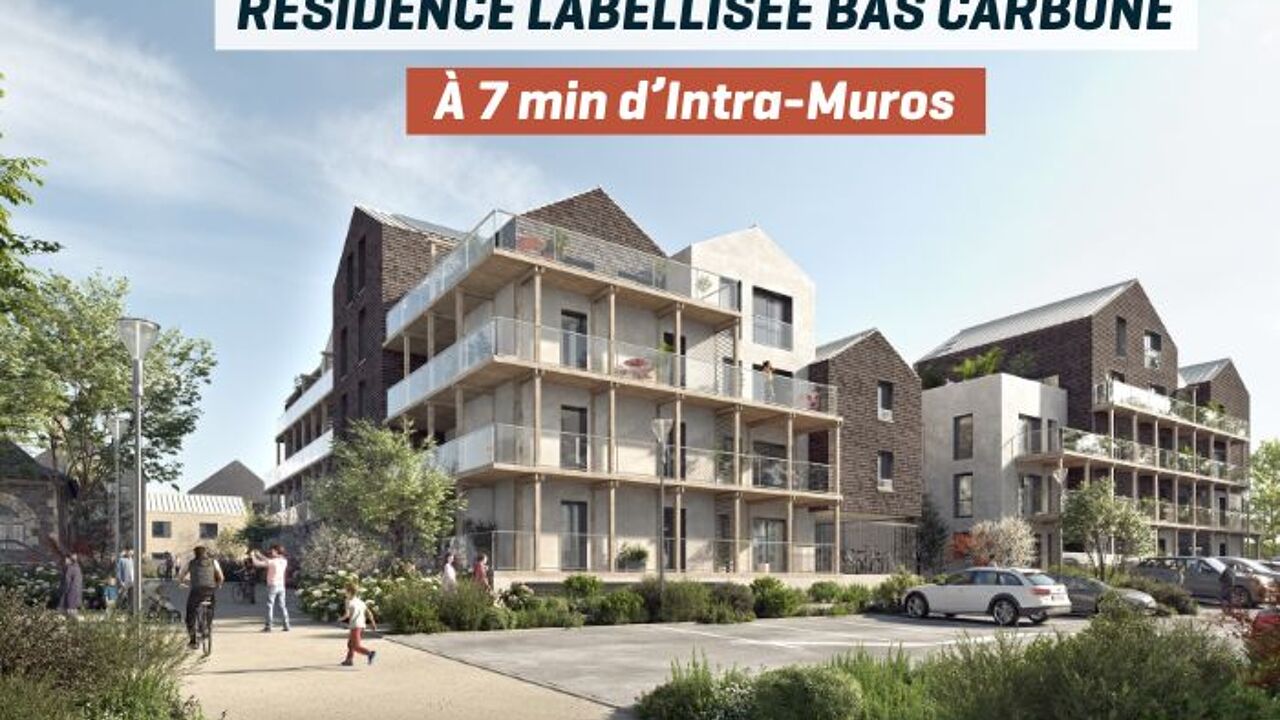 appartement neuf T1, T2, T3 pièces 20 à 90 m2 à vendre à Saint-Malo (35400)