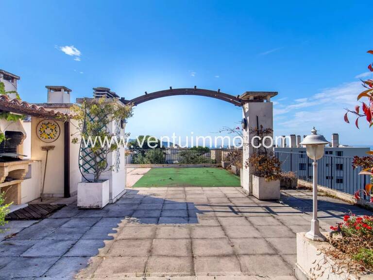 NICE CIMIEZ : T4 144m2 vue + terrasse 380m2 + garage + cave — photo 1