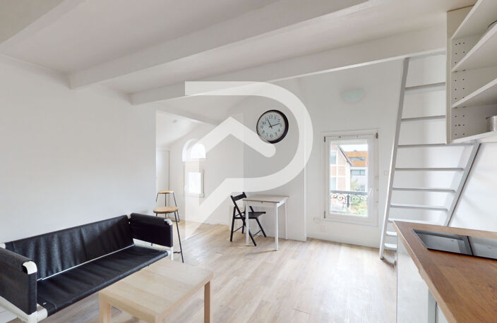 COLOMBES : appartement F1 (18m²) à louer 23m² surface au sol. — photo 2