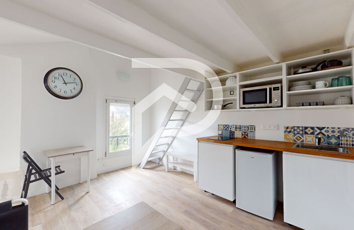 COLOMBES : appartement F1 (18m²) à louer 23m² surface au sol. — photo 3