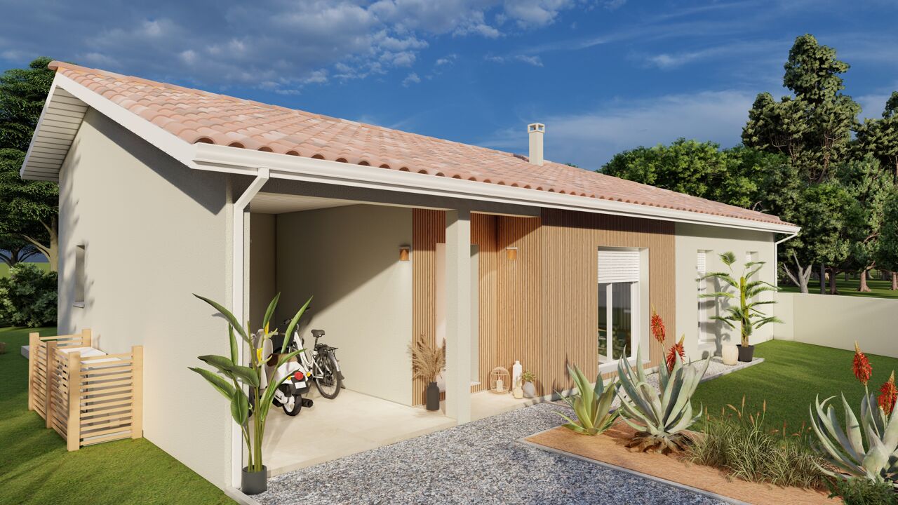 maison 90 m2 à construire à Linxe (40260)